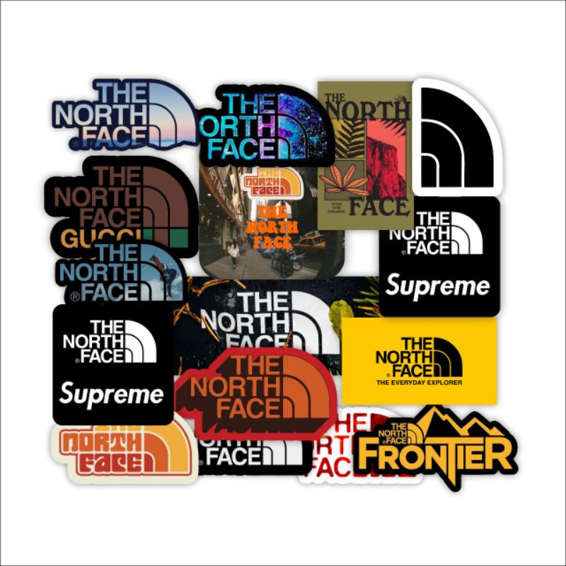 

STIKER PAKET ISI 15PCS THE NORTH FACEE BAHAN GRAFTAC ANTI AIR HIGH QUALITY