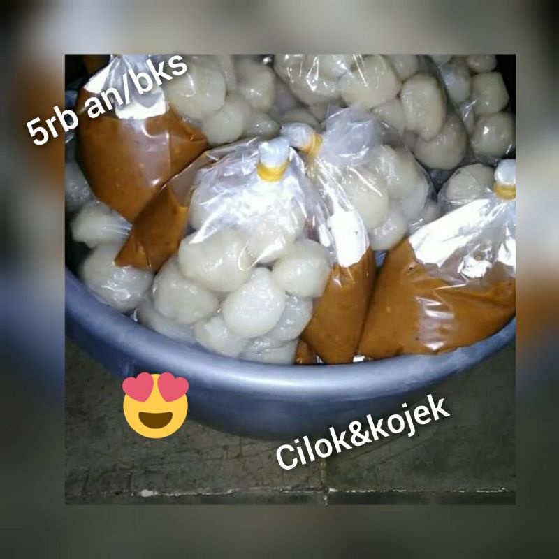 

cilok kojek empuk bumbu kacang 5rban