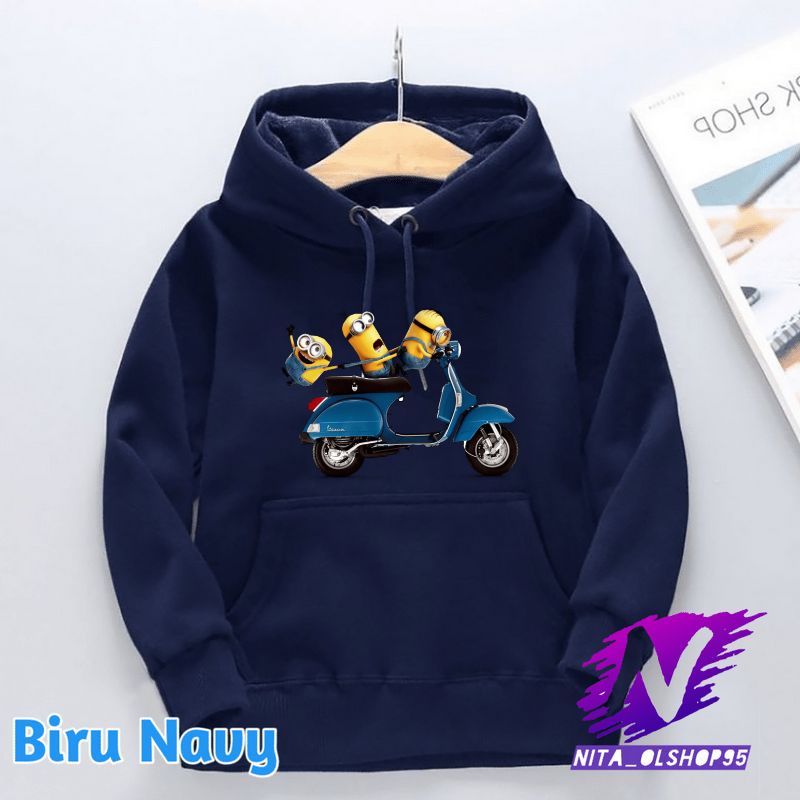 hoodie anak minions vespa