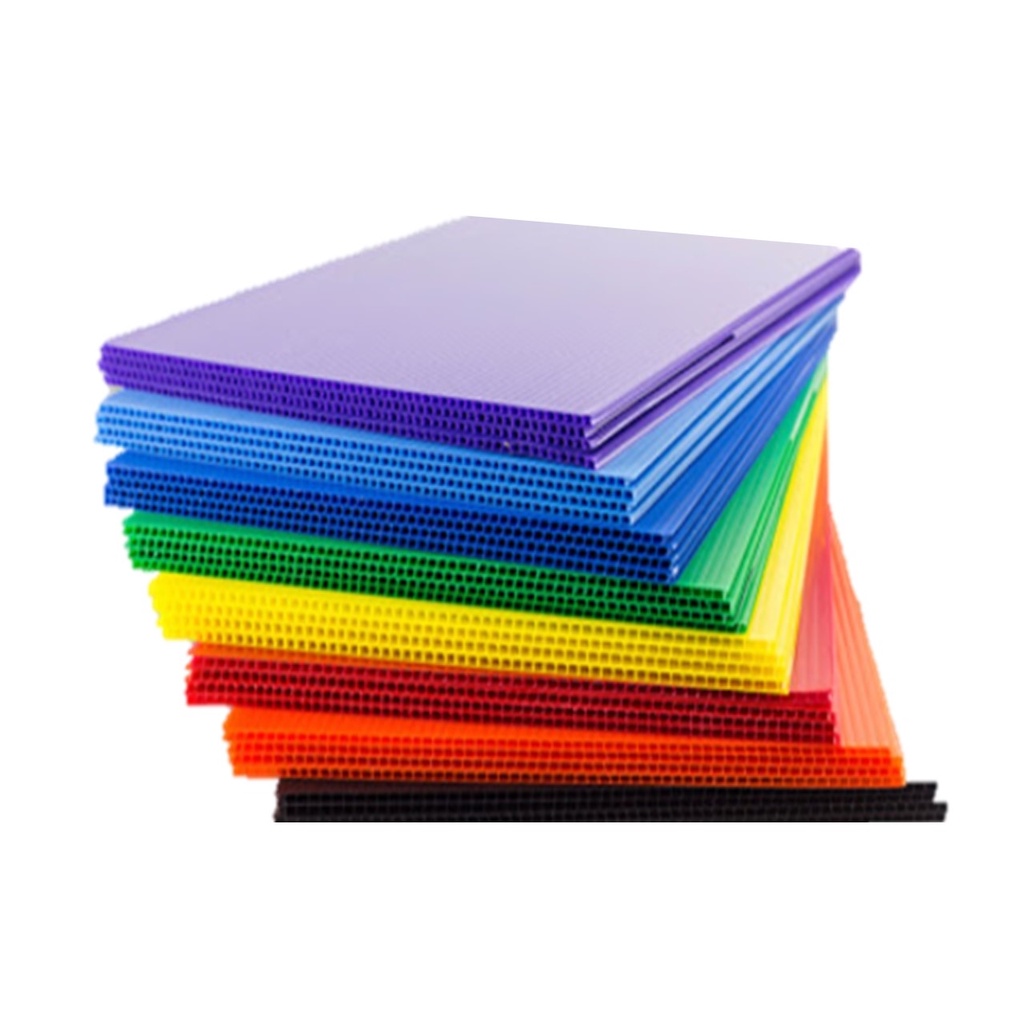

Corrugated Board 1360 x 2300 x 3mm / 4mm - PP Impraboard 136cm x 230cm x 0.3cm / 0.4mm)