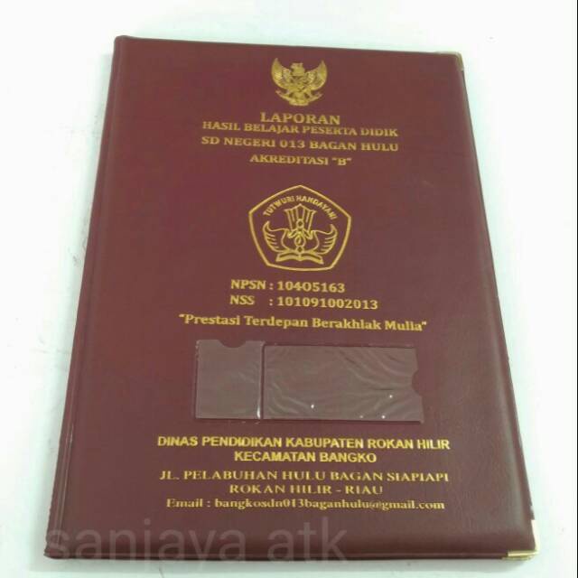 

MAP RAPOT IJAZAH ISI 2 KANTONG