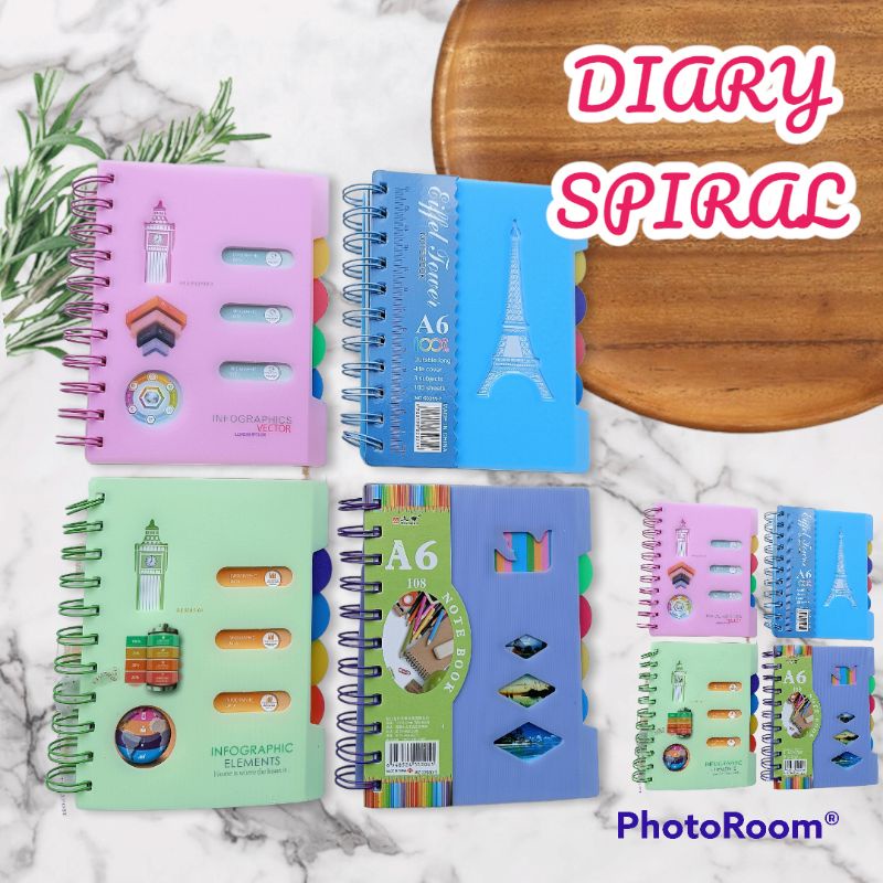 DIARY SPIRAL NOTE BOOK