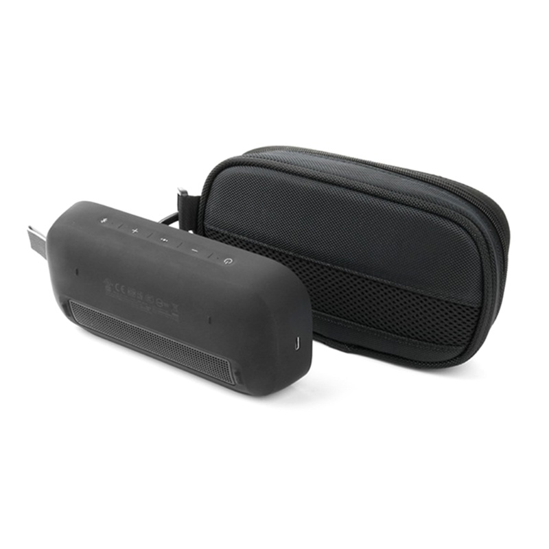 Zzz Tas Jinjing Hitam Tempat Penyimpanan Travel Untuk Bose Soundlink Flex Wireless Speaker