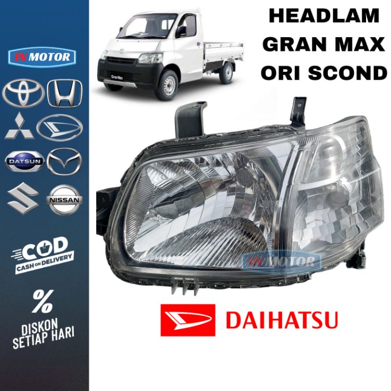 HEADLAMP LAMPU DEPAN GRANDMAX pickup blindvan original _ COPOTAN BEKAS LAYAK PAKAI LAMPU DEPAN GRAND