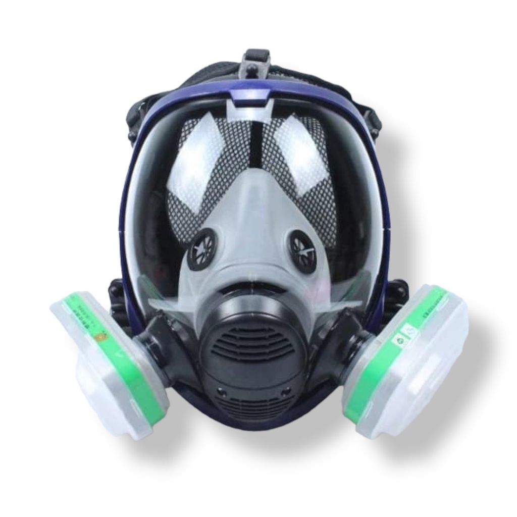 MASKER GAS FULL FACE RESPIRATOR MASK WITH N95 AND AMONIA 6800