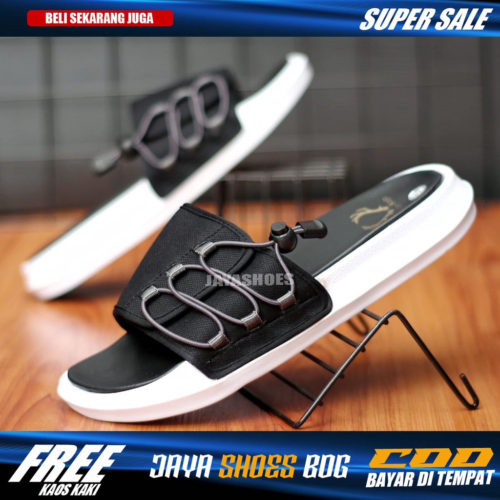 BIAS Sendal Slide Pria Casual Simple Original Distro Sandal Cowok Trendy Kekinian