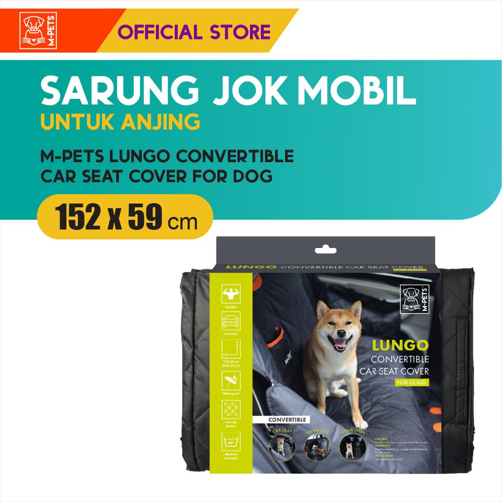 M-Pets Lungo Convertible Car Seat Cover / Sarung Jok Mobil Anjing