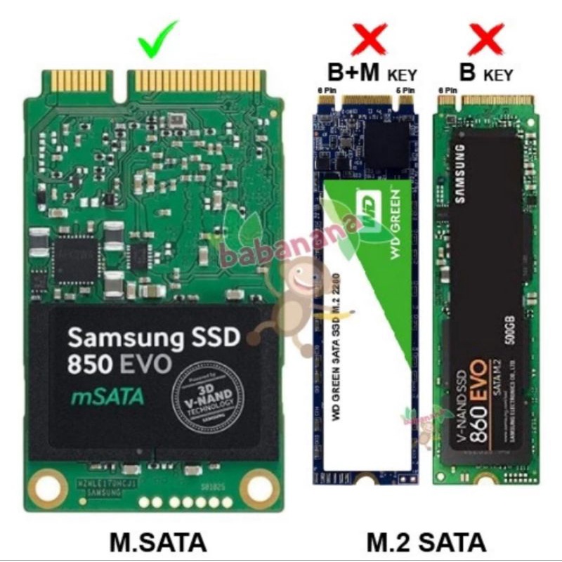 Case 2.5 inch ssd hdd msata to sata m.sata enclosure casing internal