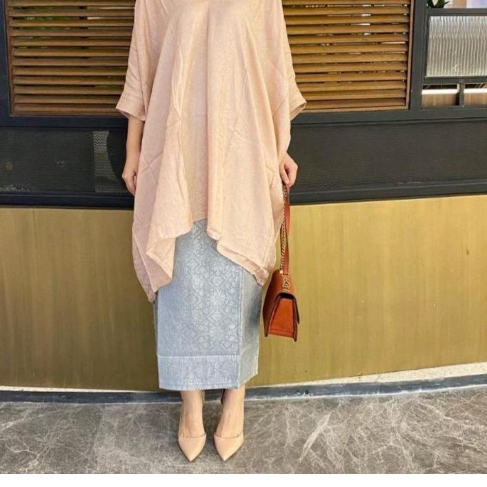 BLUOSE KAFTAN TUNIK VISCOS ARUNA (hanya atasan) promo terbaru ready stok baju kondangan kaftan  tuni