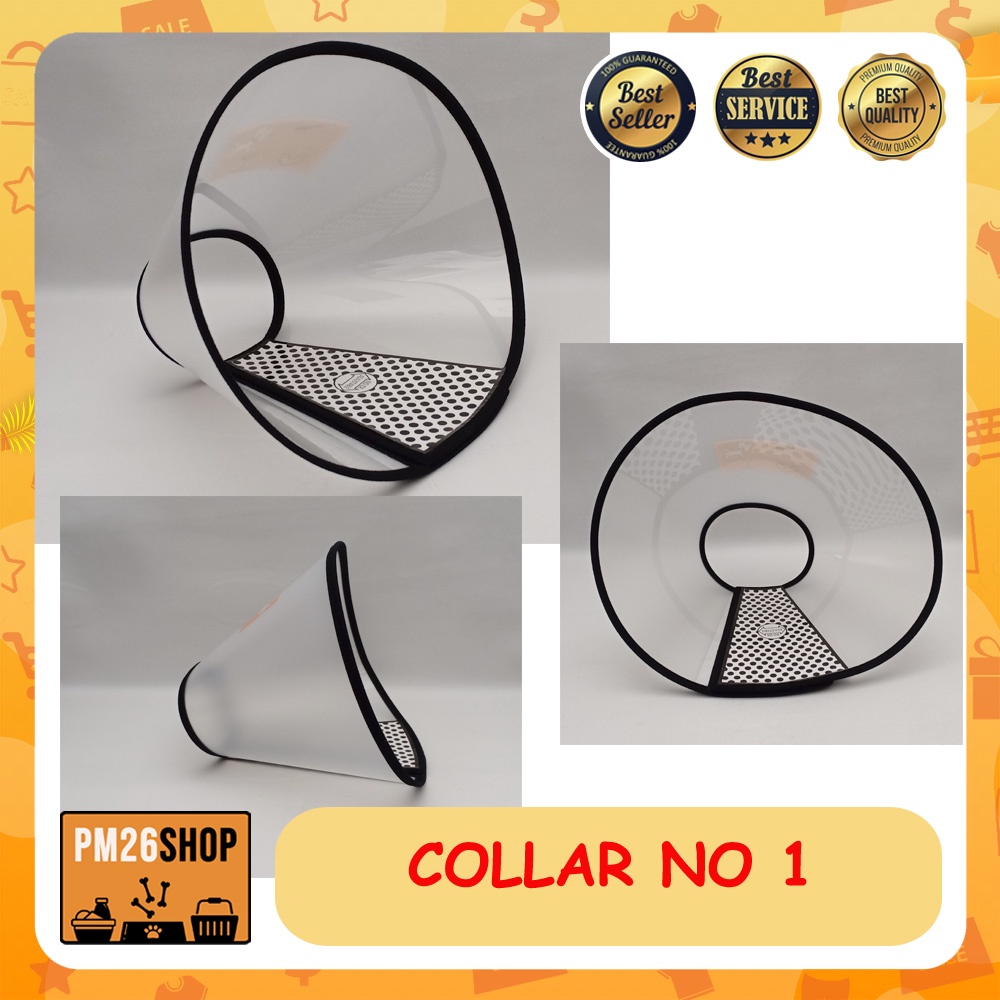 Collar Corong Elizabeth Pelindung Leher Anjing No. 1