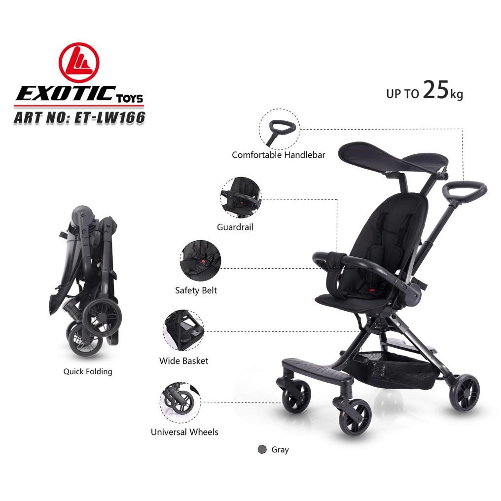 MAGIC STROLLER EXOTIC FOREVER LW 166 Kabin Size