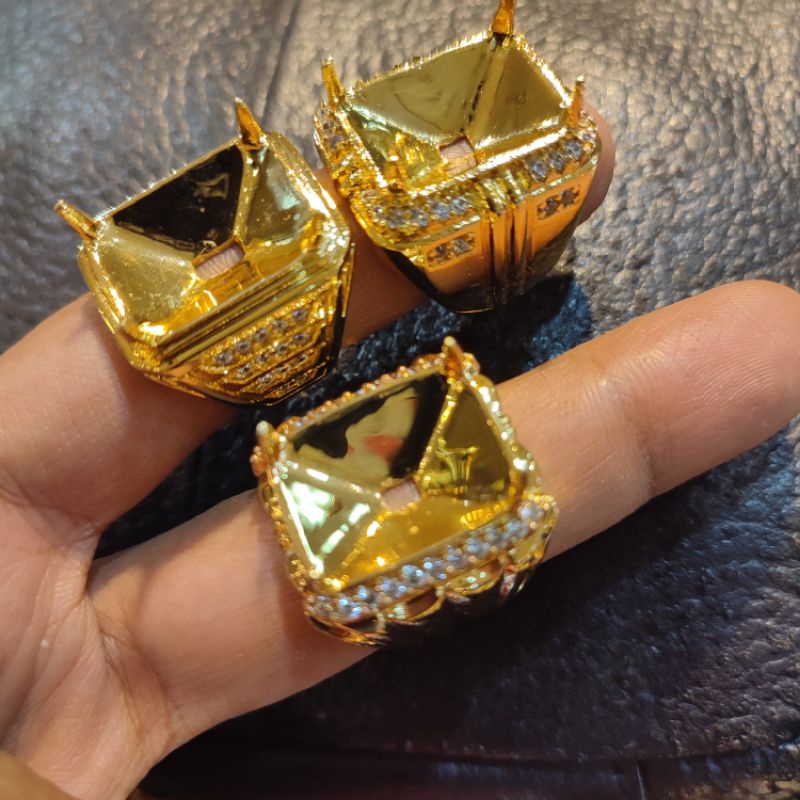 CINCIN EMBAN ALPAKA JUMBO KOTAK DIM 20 X 15