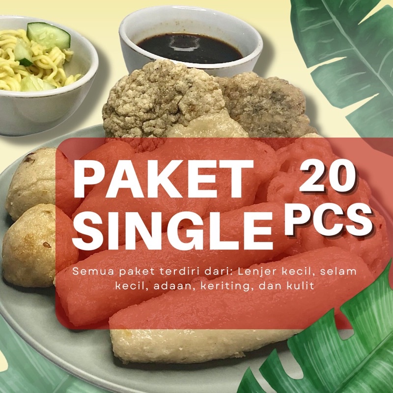 

PEMPEK PALEMBANG FROZEN PAKET SINGLE 20pcs