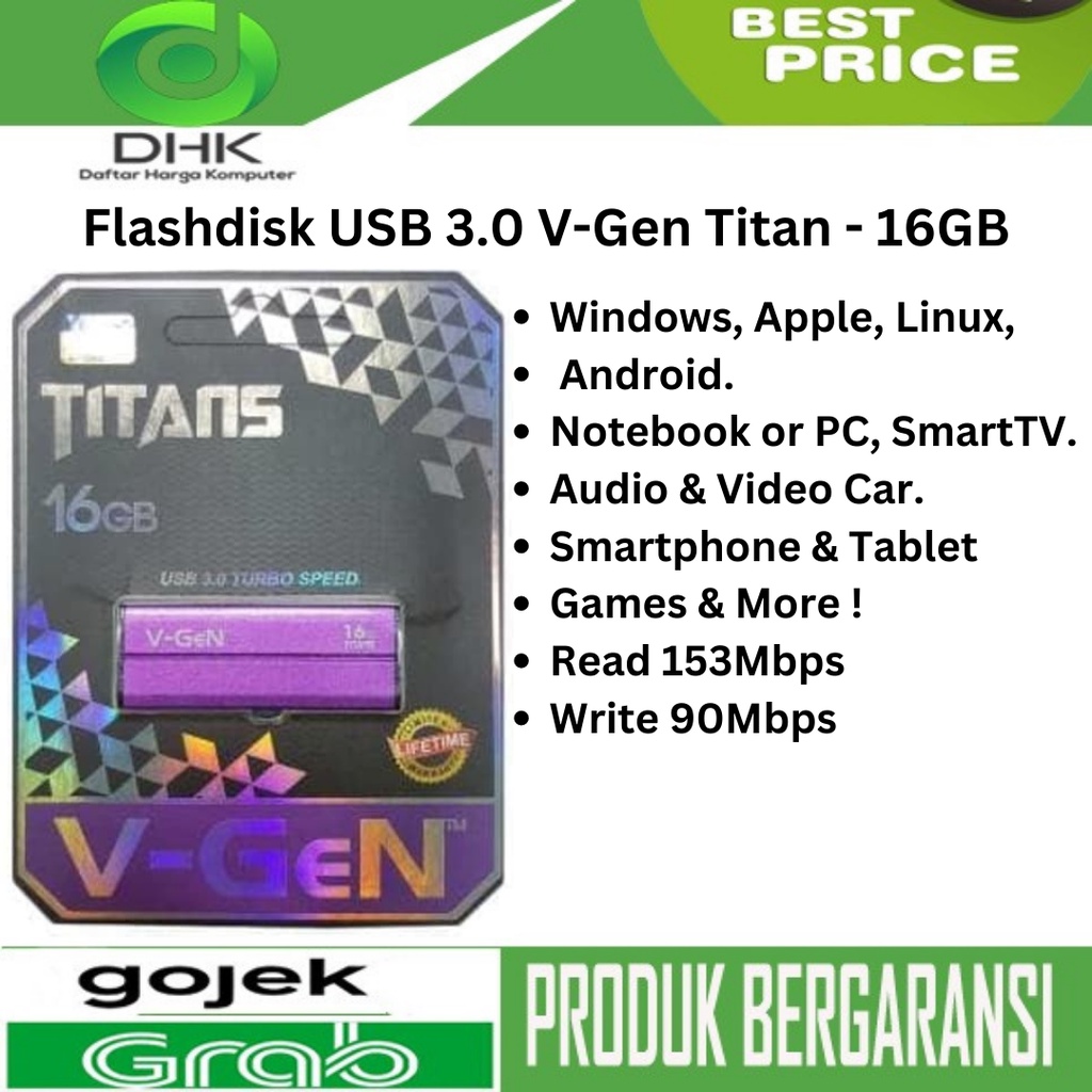 Flashdisk USB 3.0 V-Gen Titan - 16GB