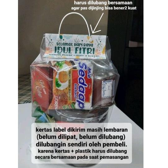 

[F-7U ✔] plastik bingkisan lebaran ukuran 30 x 50 cm (1 pcs)-terviral