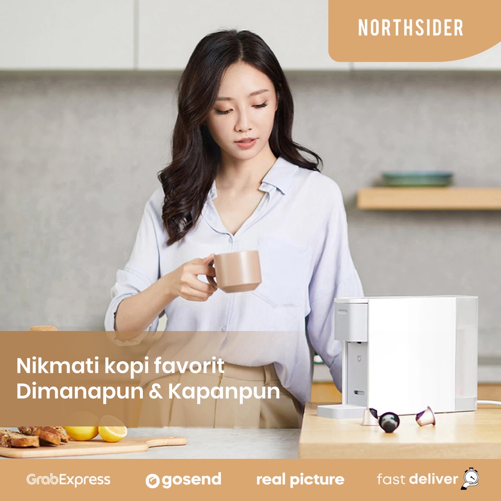 XIAOMI MINI NESPRESSO CAPSULE COFFEE MACHINE MESIN KOPI KAPSUL S1301