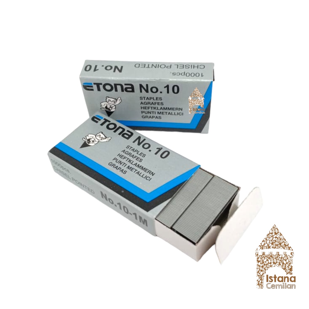 Etona No.10 Isi Refill Hekter / Staples / Staples Kecil