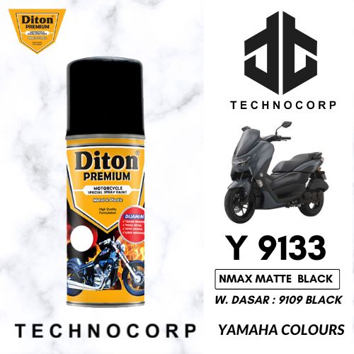

CAT DITON PREMIUM Y 9133 NMAX MATTE BLACK / YAMAHA N MAX HITAM DOFF