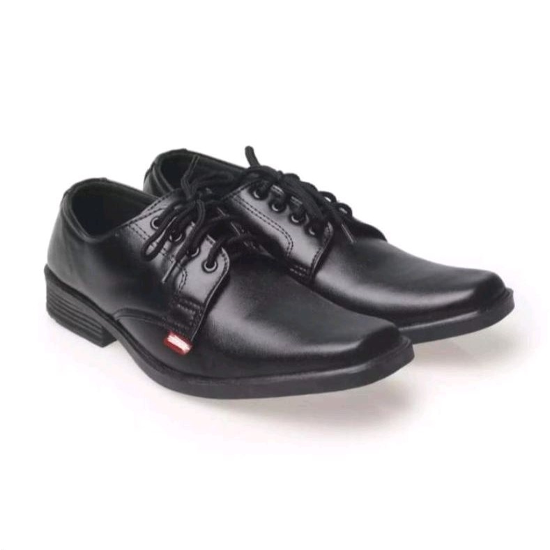 PROMO 2.2 DISKON Sepatu Pantofel Pria Tali Formal Kerja Kantor Leather Swedian Premium Kualitas Bagus Rapih COD