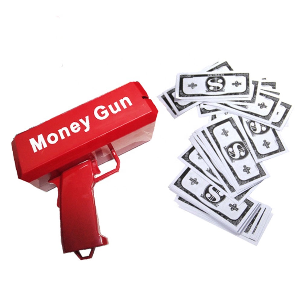 Money Gun | Mainan Pistol Keluar Uang Mainan Anak Laki Laki Tembak Tembakan | Kado Ulang Tahun Anak Cowok