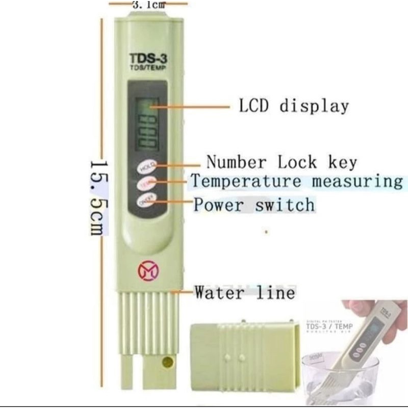 TDS Meter Alat Ukur Hidroponik