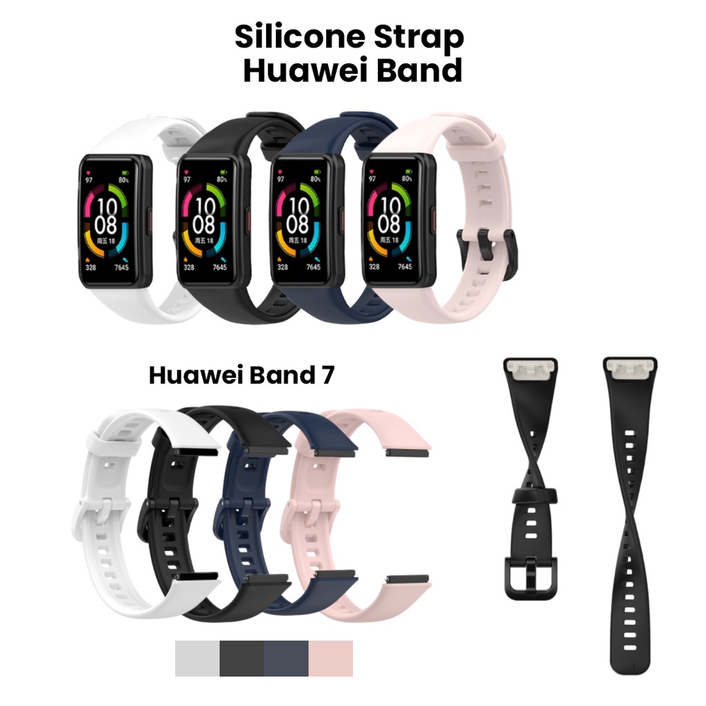 Strap Huawei Band 6 7/ Honor Band 6 Replacement Band Silicone Soft