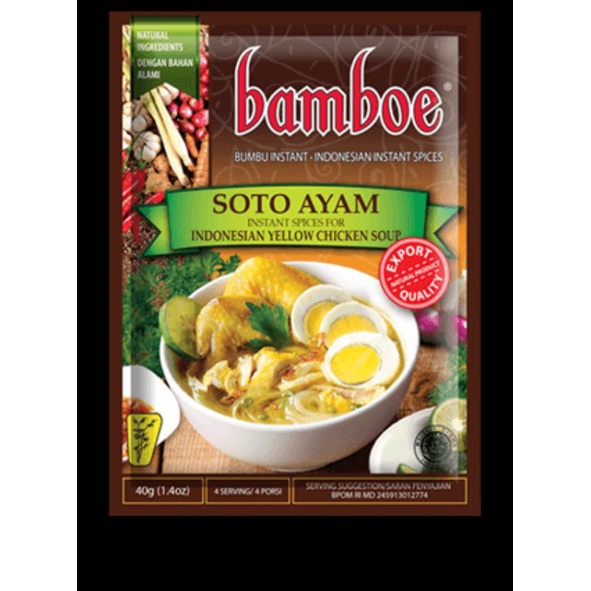 Bumbu Bamboe Soto Ayam 40Gr