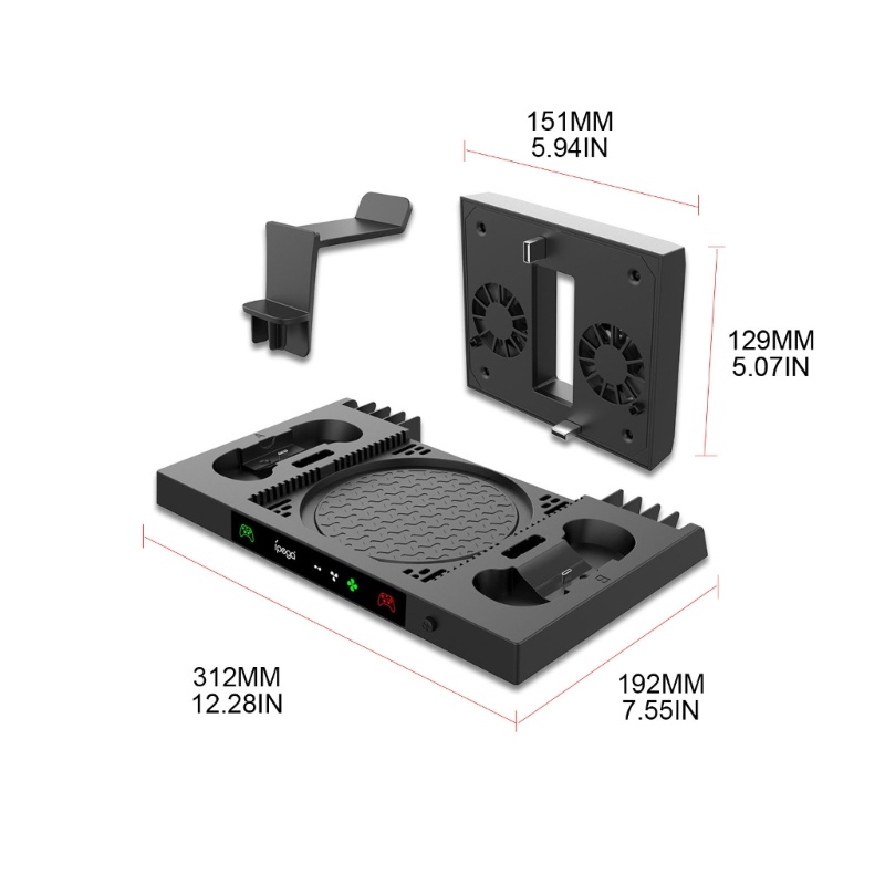 Zzz Charging Station Multifungsi Dengan Earphone Vertical Stand Rack Untuk Seri-X