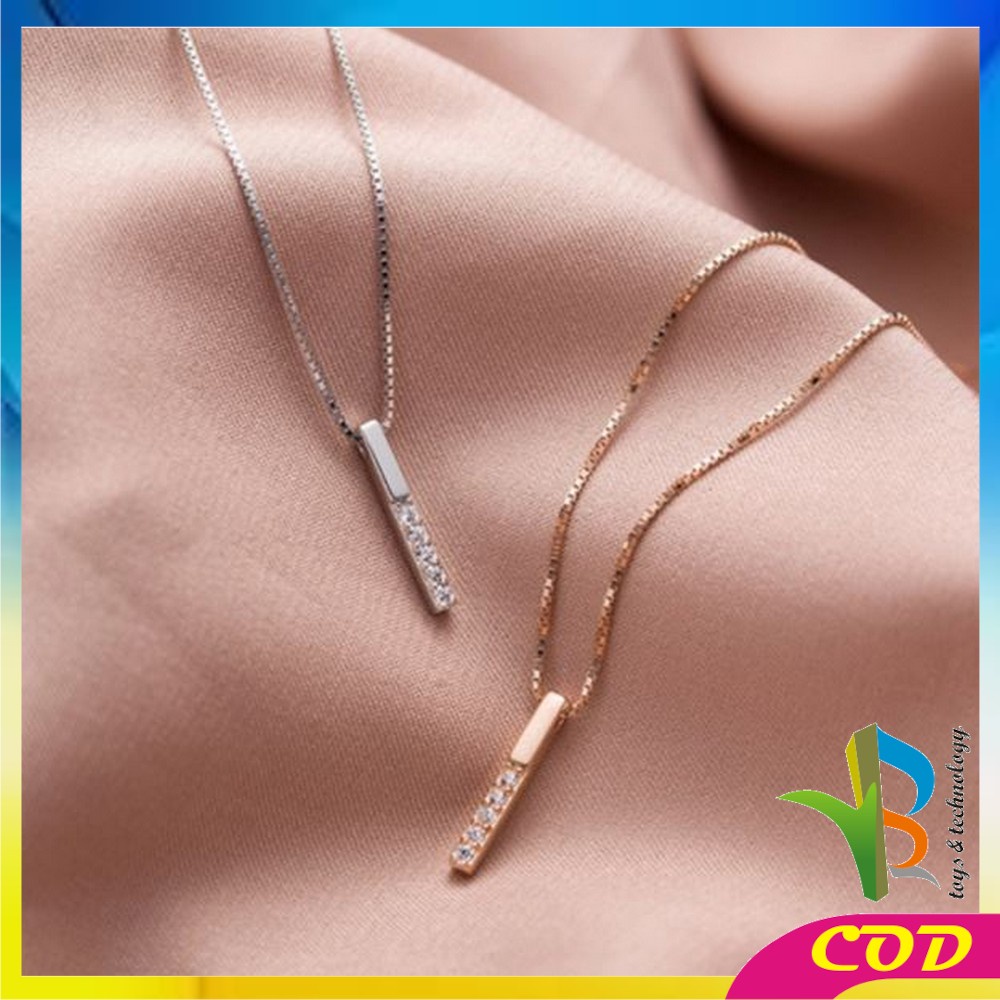 RB-K60 Kalung Bandul Mutiara Korea Style Perhiasan Kalung Titanium Gaya Korea Kalung Berlian Anti Karat Gift Aksesoris Wanita