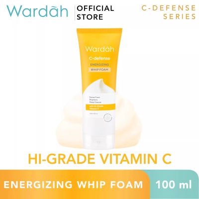 Wardah C-Defense Energizing Whip Facial Foam 100 ml