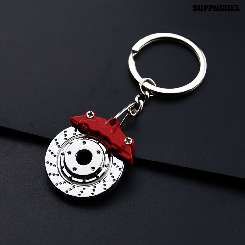 [Auto] Kunci Ring Mini Portable Anti Jatuh Logam Rem Cakram Peredam Kejut Bentuk Tas Liontin Perhiasan Hadiah