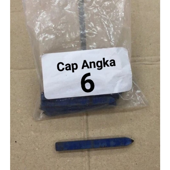 

Stempel Cap Angka 6