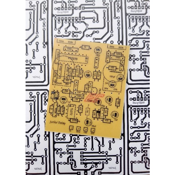 PCB EFEK GITAR DELAY TRANSPORT JR
