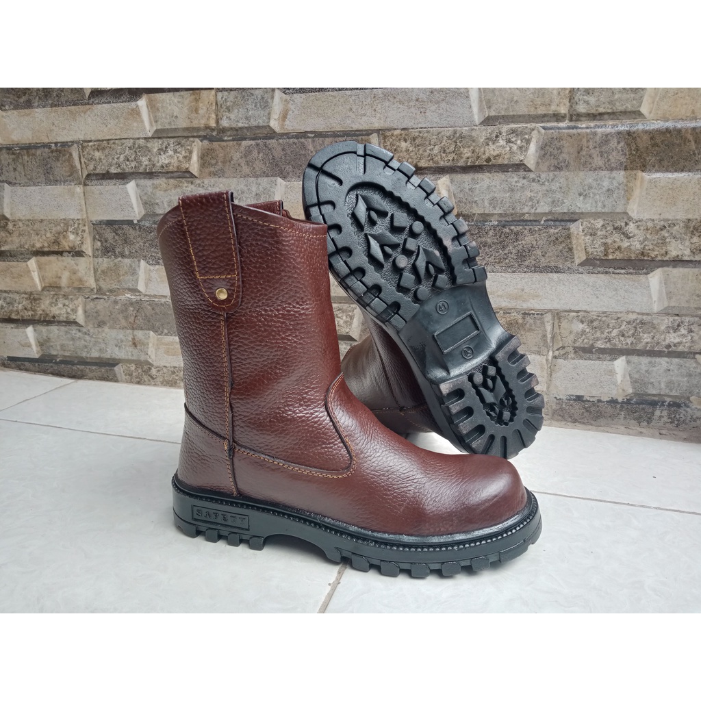 Sepatu Safety Kulit Pria King 805 ( Produksi Sendiri )