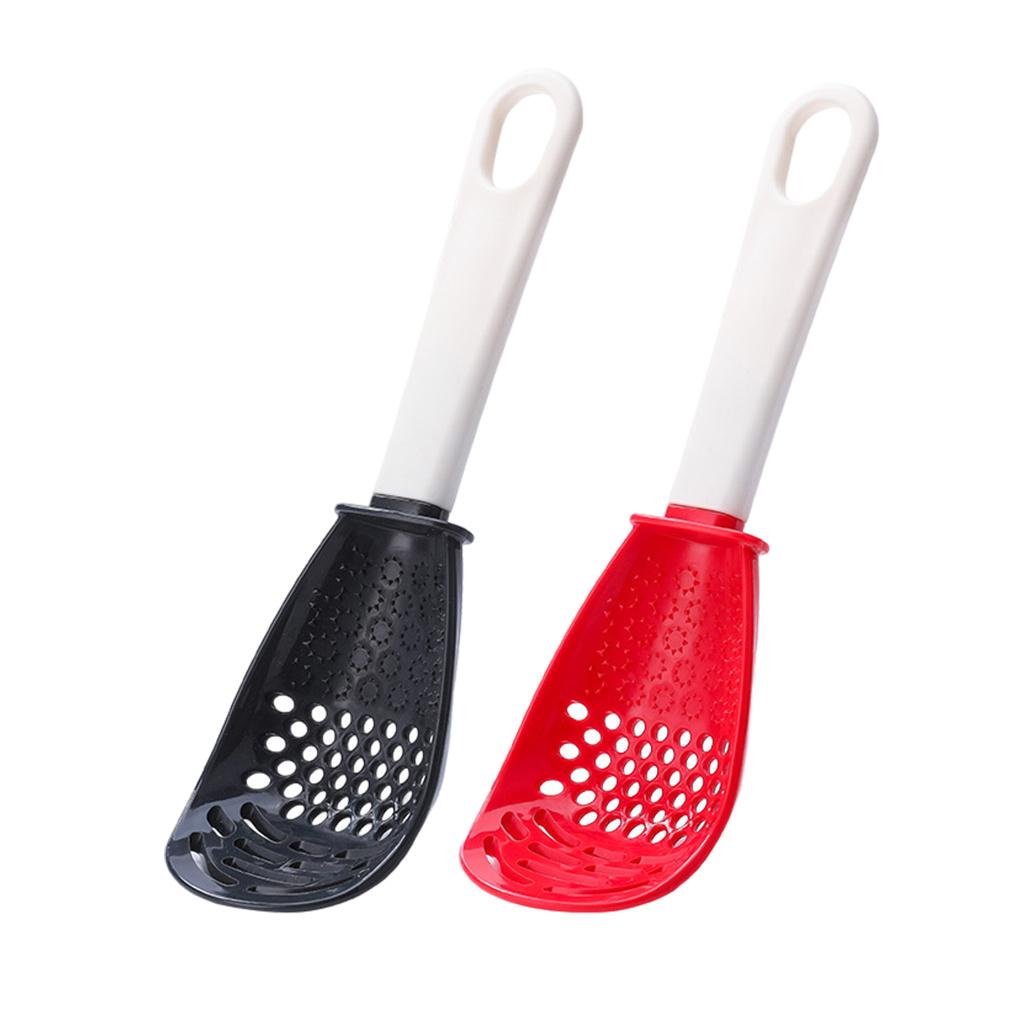 Sendok Slotted Masak Multifungsi Colander Skimmer Scoop Grater Tahan Panas Gadget Dapur Restoran Membuat Makanan