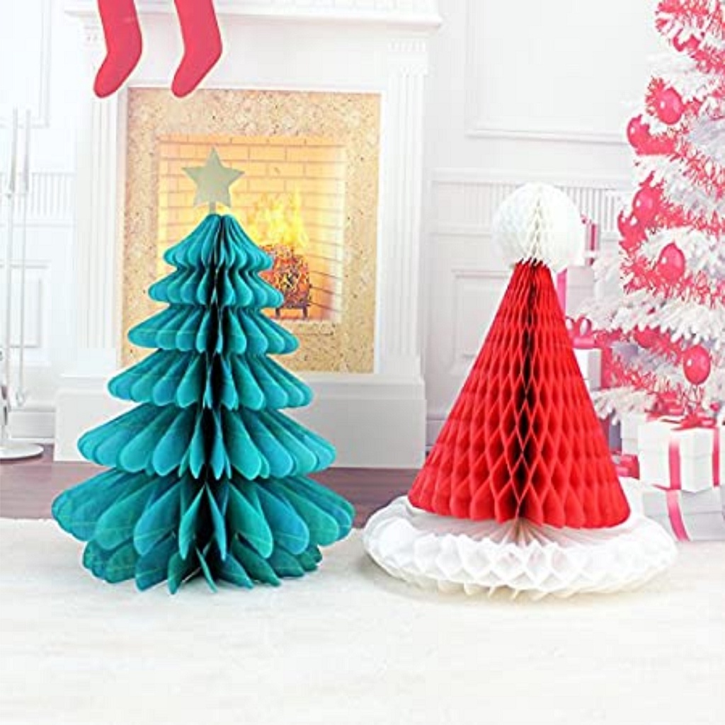Honeycomb Christmas | Hiasan Natal Honeycomb | Paper Honeycomb | Hiasan Natal