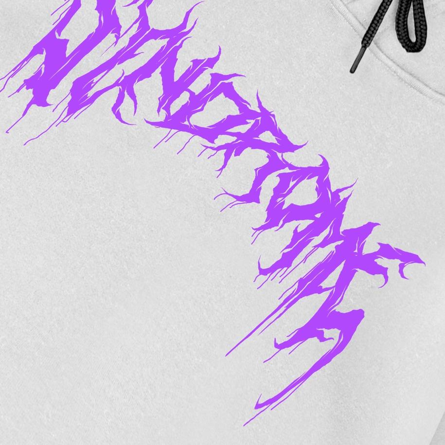 Recomended Hoodie Syndrome Edition Original By Amnes Apparel jaket distro sweater - Putih X Ungu