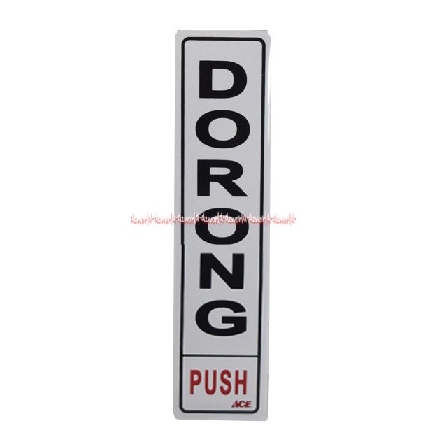 Kris Stiker Dorog Stiker Push Tarik Sticker Dorong Cocok Untuk Pintu Kamar Kamar Mandi Toilet Arahan Pemberitahuan Petunjuk Mudah Diaplikasikan Stikers Puss Door Krisbow Ace