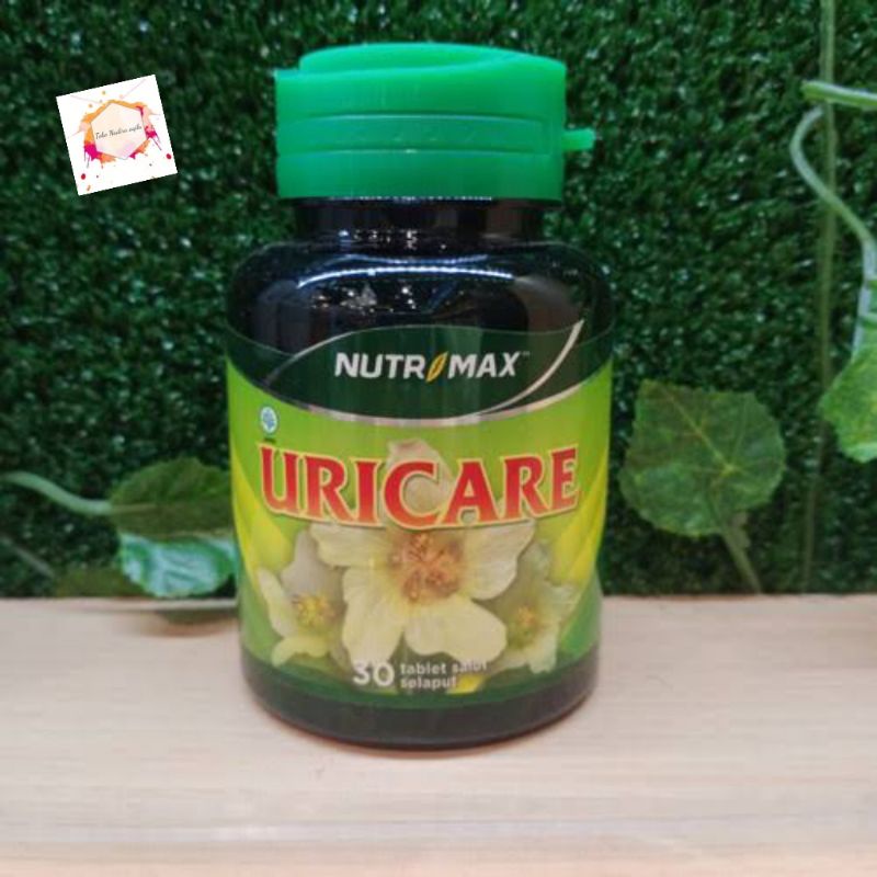 Nutrimax Uricare Isi 30 Vitamin Obat Herbal Penurun Menurunkan Penyakit Kadar Asam Urat Tinggi Alami