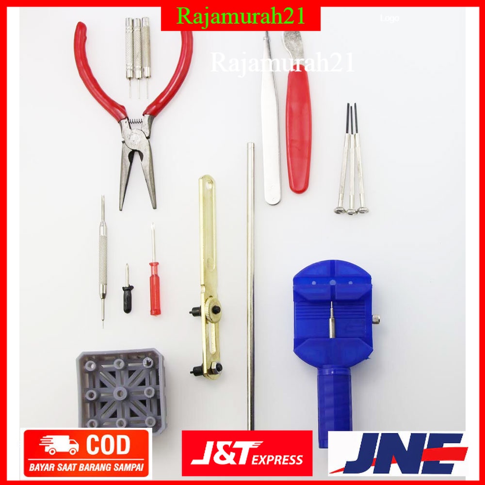 Alat Reparasi Servis Jam Tangan Set 16 PCS - OMOT69XX