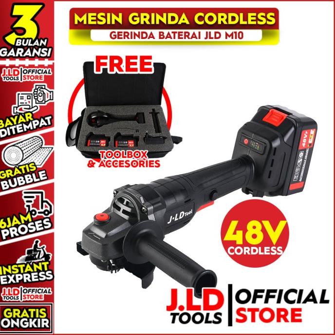 MESIN GERINDA BATRAI - CORDLESS BRUSHLESS ANGLE GRINDER