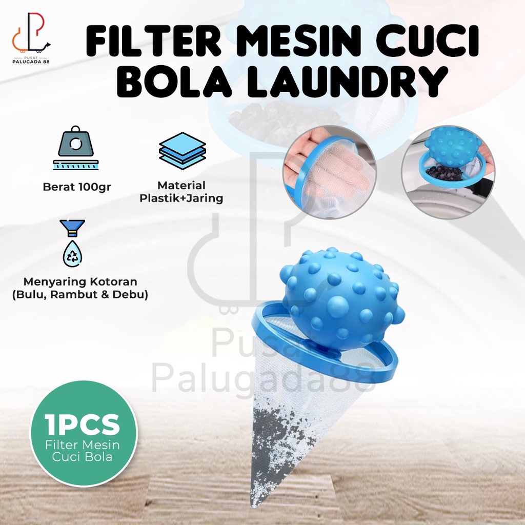 Kantong Filter Mesin Cuci Bola Laundry Penyaring Kotoran Pakaian MURAH Jaring Bag Mesh