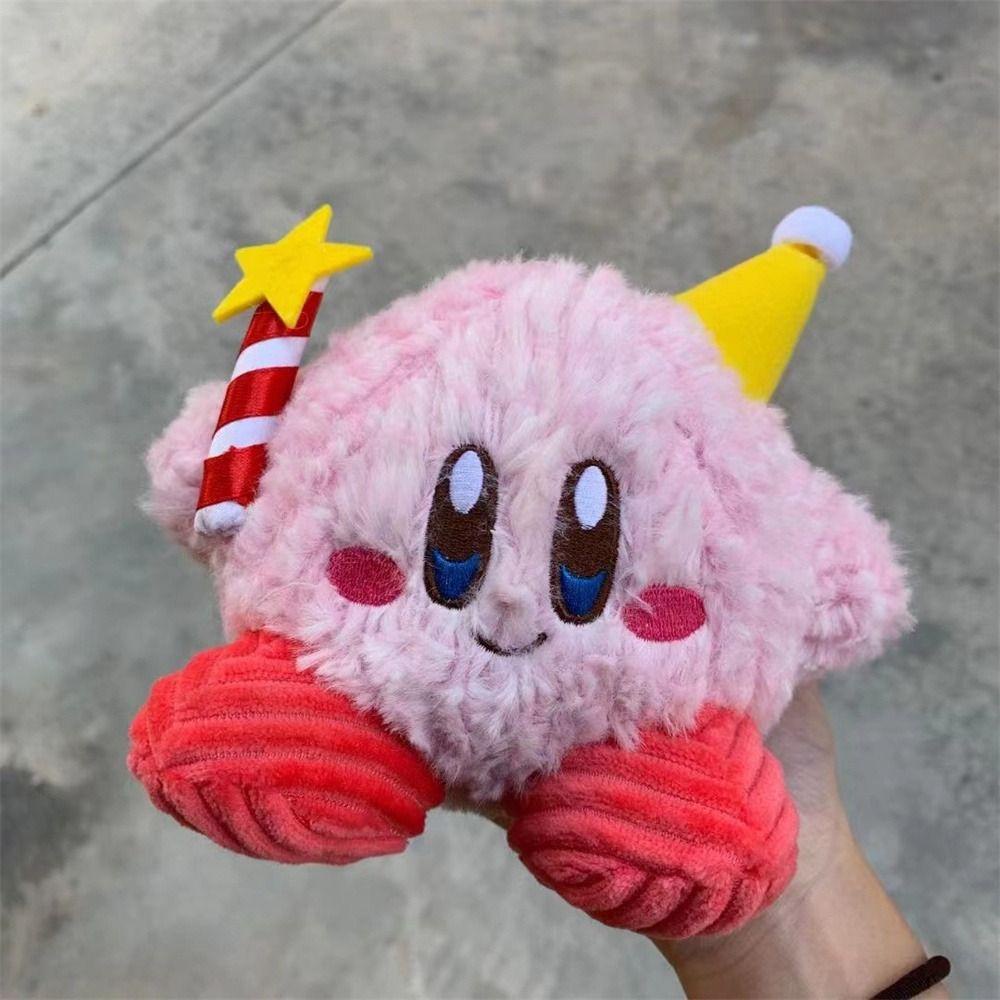 Lanfy Kirby Mainan Mewah Anak Hadiah Kawaii Kartun Untuk Gadis Lembut Dekorasi Kamar Boneka Boneka