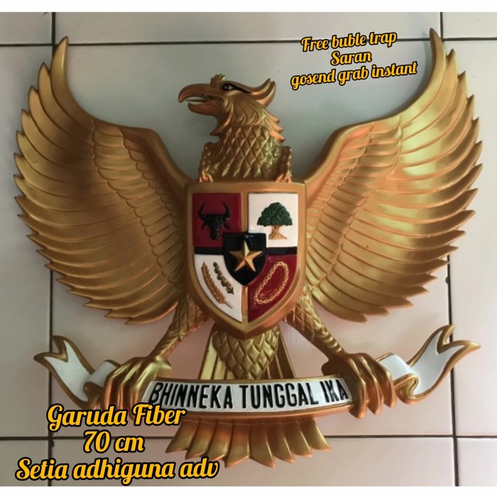 

Lambang Burung Garuda Fiber 70 Cm #Original