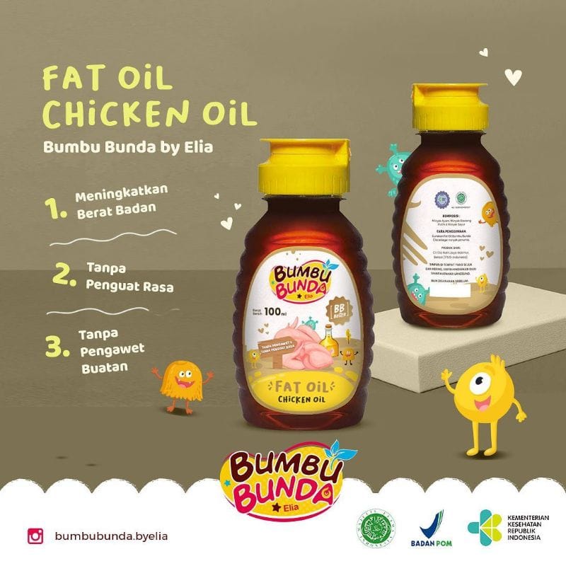 Bumbu Bunda Fat Oil BB Booster 100ml - Minyak MPASI / BB-O