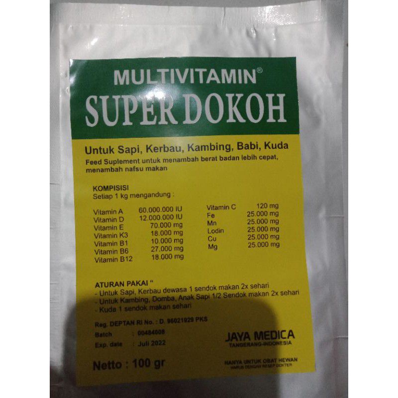 MULTIVITAMIN SUPER DOKOH