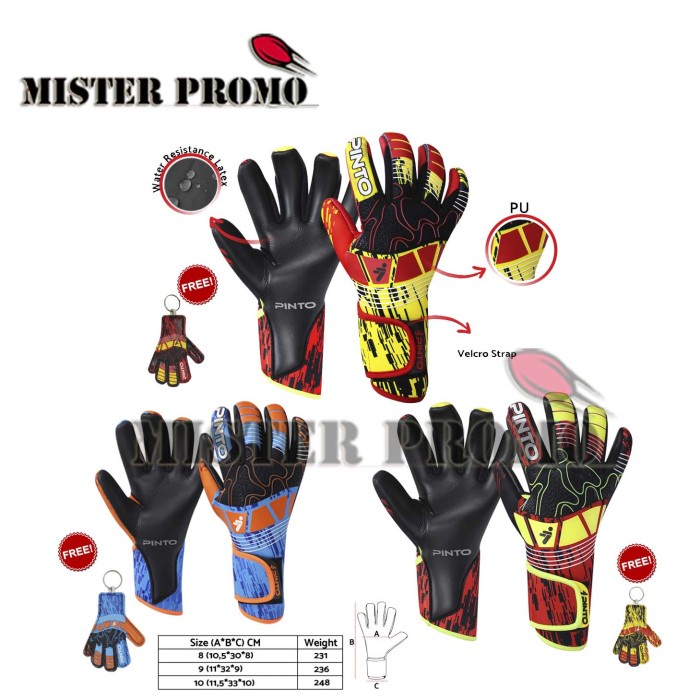 Sarung Tangan Kiper Dewasa Pinto Donnarumma Goalkeeper Gk Glove Senior