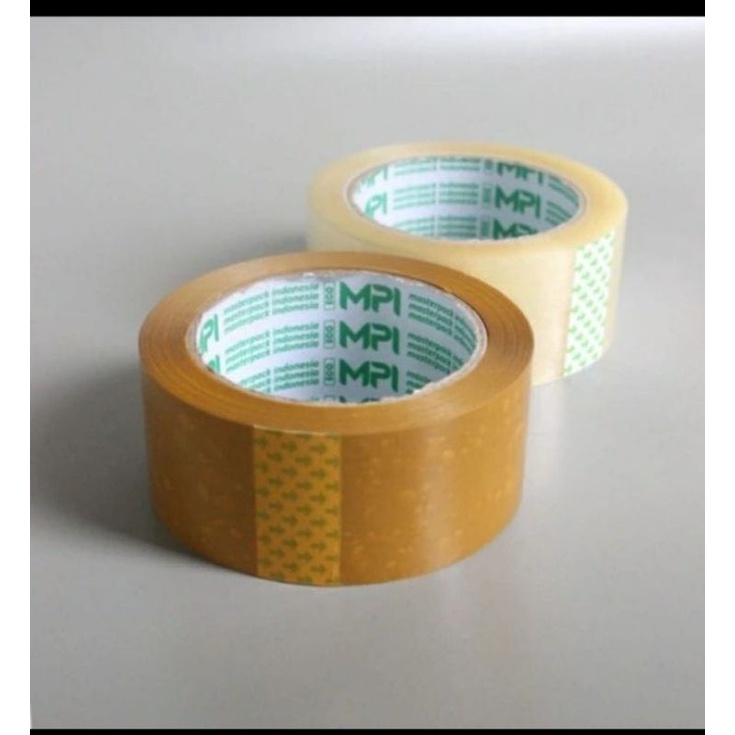 

Lakban Bening & Coklat 45 mm x 100 yard