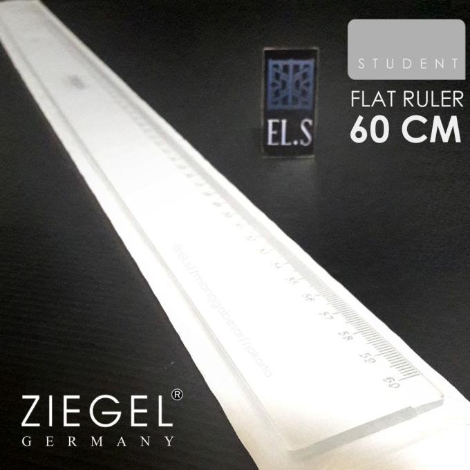 

Ziegel Flat Ruler 60 cm (Penggaris)
