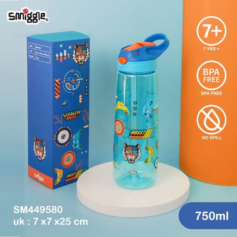 Botol minum Smiggle 430ml/Smiggle bottle/botol minum anak